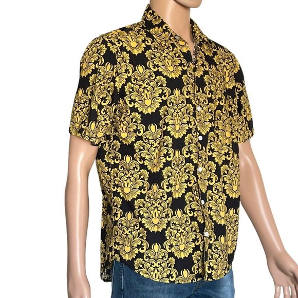 p & k cuffs shirts Short Sleeve herald square elegant size L - Picture 2 of 10